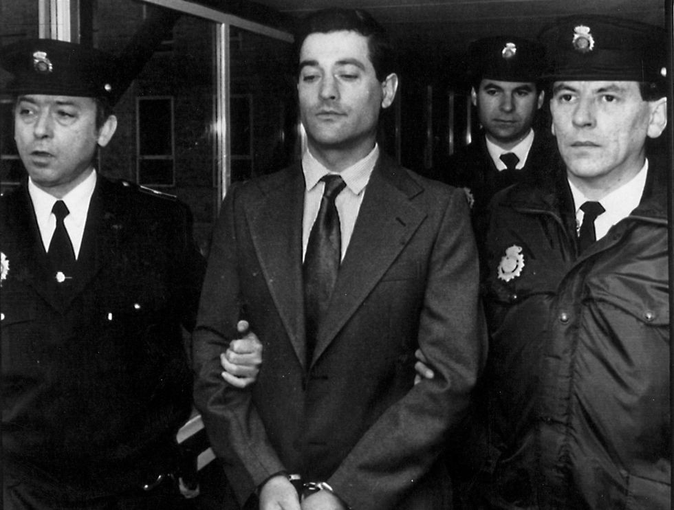 José Antonio Rodríguez Vega, acusado del asesinato y violación de varias ancianas, durante el juicio en Santander.