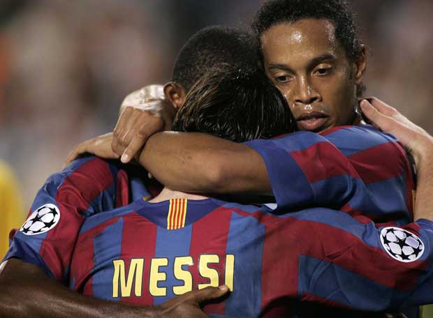 Eto'o, Messi y Ronaldinho | Edición impresa | EL PAÍS