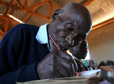 Kimani Maruge (Oldest Primary School Pupil) ~ Bio with [ Photos | Videos ]