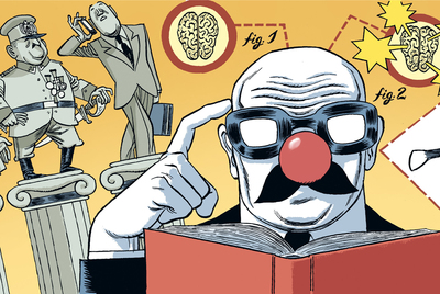 Ilustración de Manel humor en la literatura
