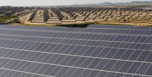 A solar power plant in Spain.