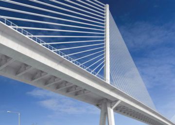 Recreaci&oacute;n del puente que construir&aacute; ACS en la localidad de Corpus Christi, Texas