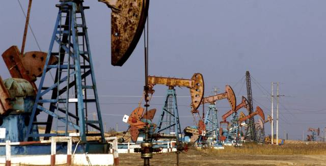 Un campo petrol&iacute;fero en Texas (EE UU)