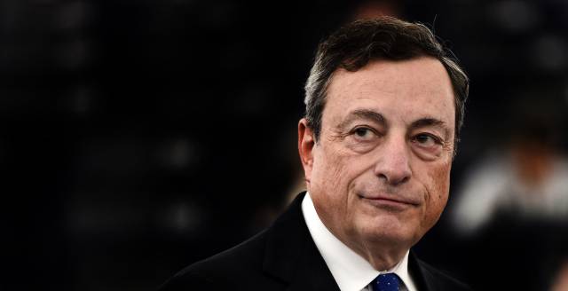 President of the European Central Bank (ECB) Mario Draghi.
