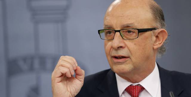 Finance Minister Cristóbal Montoro.