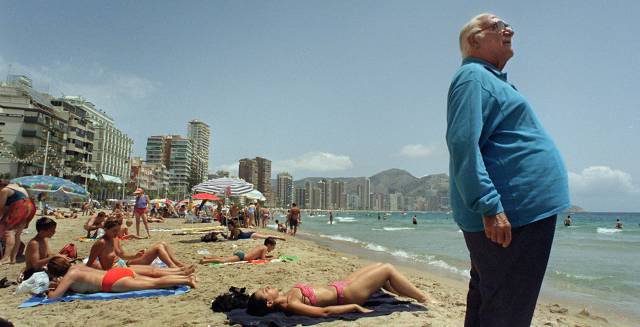 Pedro Zaragoza in Benidorm in 2000.