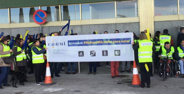 The protest in Madrid on Saturday.