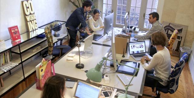 Un espacio de coworking en Madrid