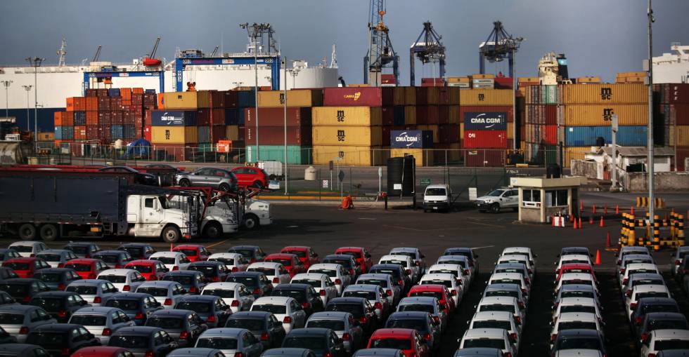 Imagen del puerto comercial de Veracruz (México), el pasado 3 de julio.