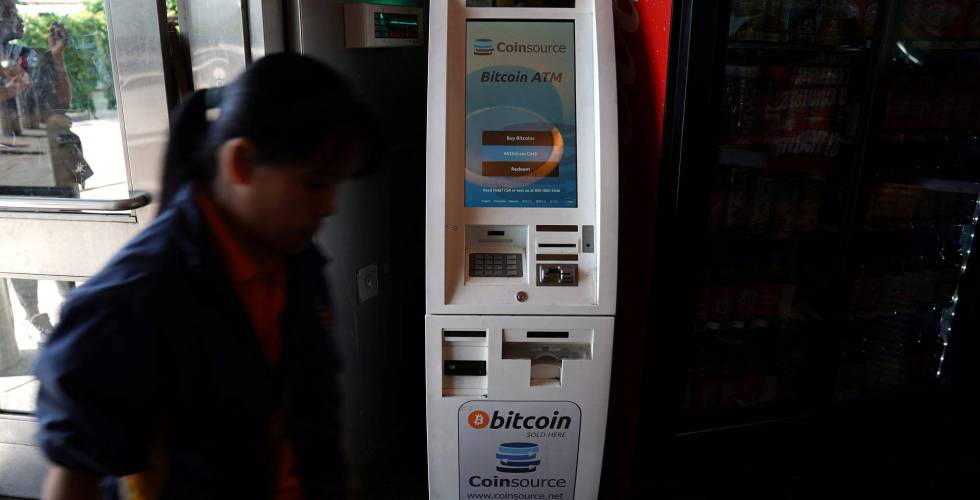 Un cajero de Bitcoin en Nueva York el pasado mes de junio.