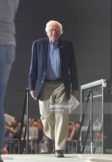 Bernie Sanders, senador y precandidato demócrata en las elecciones de 2016.