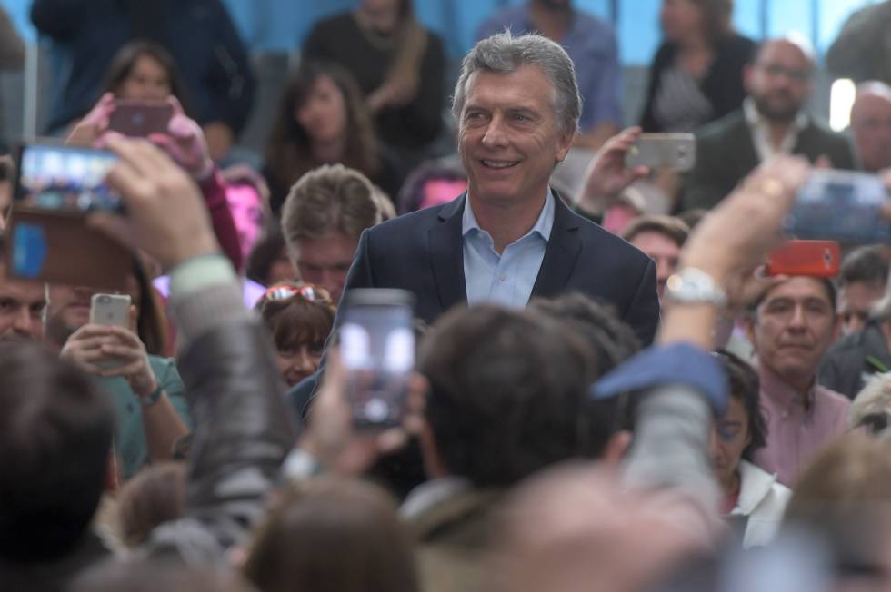 Mauricio Macri en Buenos Aires, durante la presentación de un plan que simplifica la inscripción de nuevas empresas.