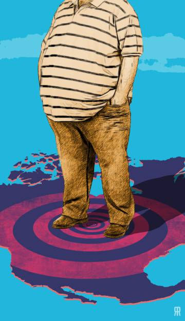 ¿La diabetes tipo 2 causa obesidad en los Estados Unidos?