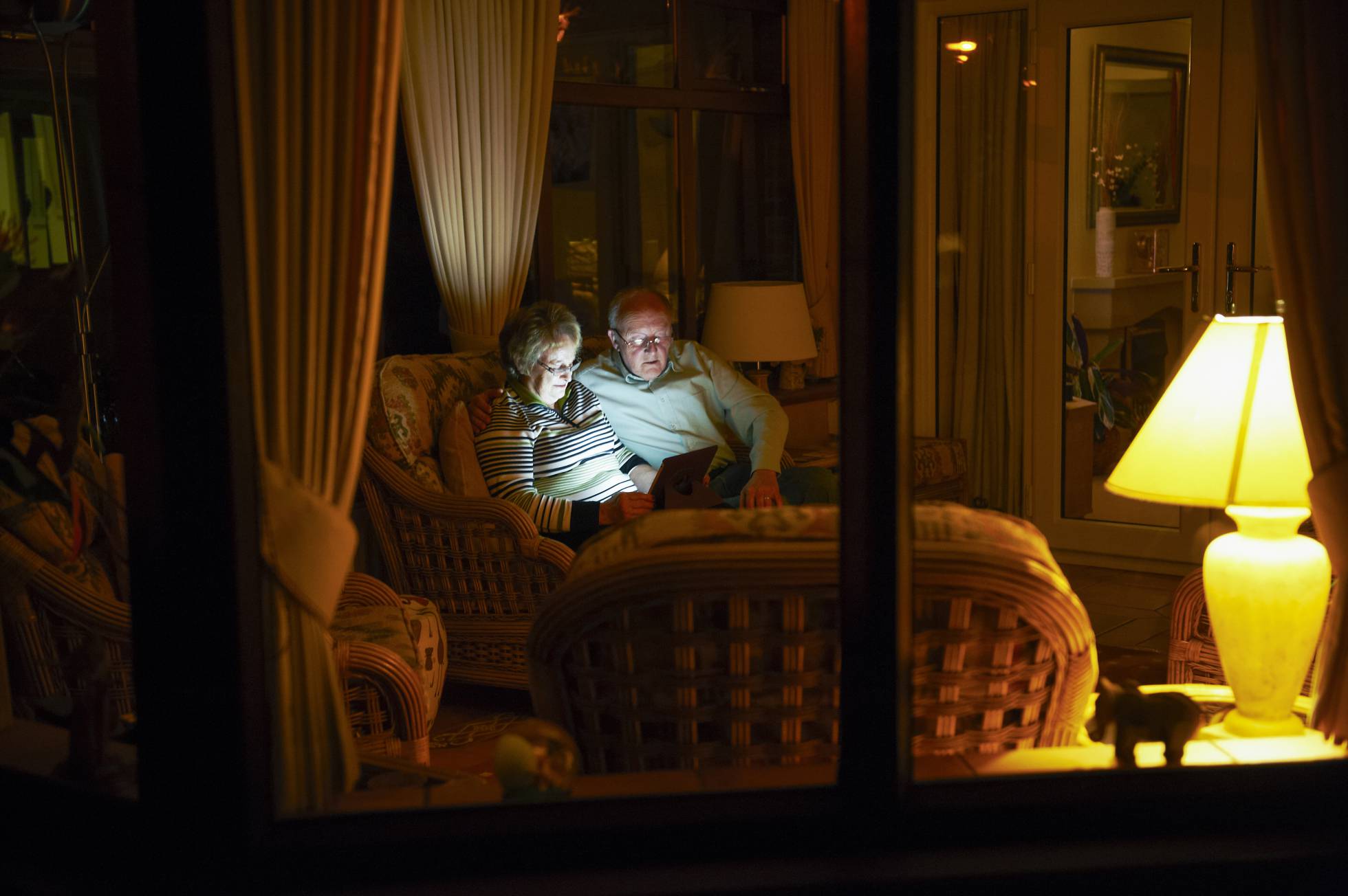 Las personas mayores también comparten piso