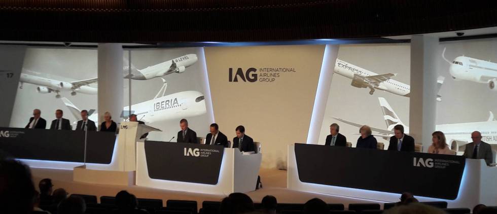 Junta de accionistas de IAG.