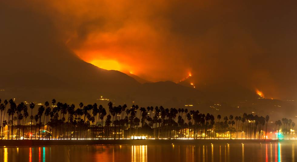Incendio en California del pasado diembre.Â 