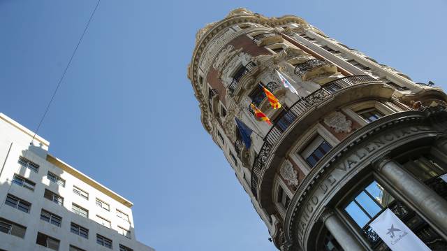 Antiguo edificio del Banco de Valencia.