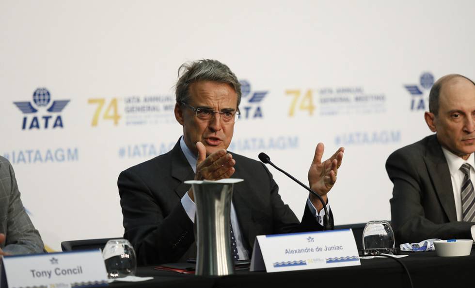 El director general de IATA, Alexandre de Juniac.