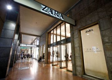 Fachada de una tienda de Zara en Milán.