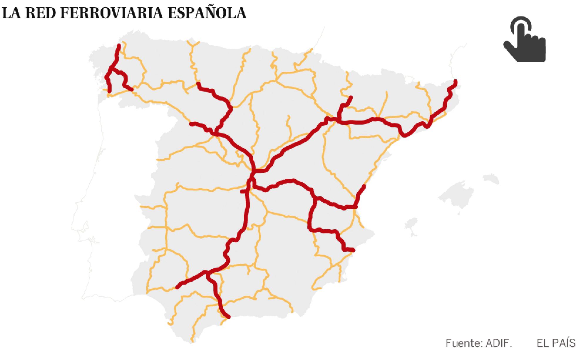 La fiebre por el AVE deja en el olvido el resto de la red de ferrocarril