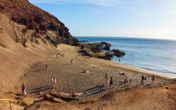 Una playa en Tenerife.