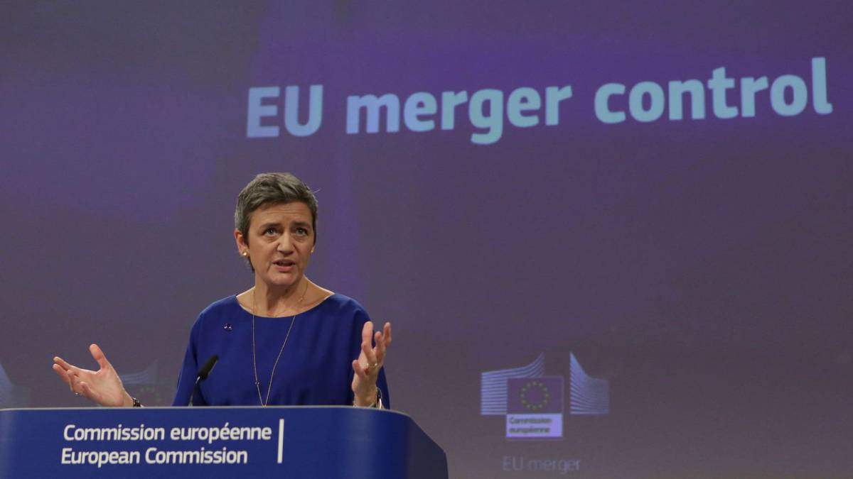 La comisaria de Competencia, Margrethe Vestager.