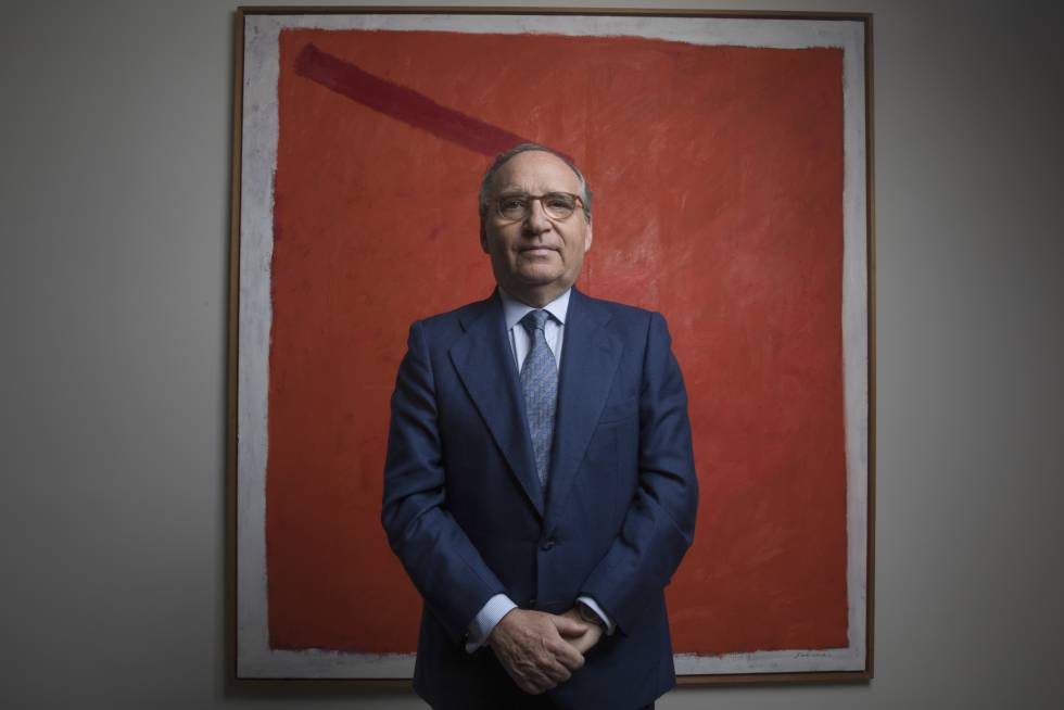 Antonio Hernández Callejas, en la sede de Ebro Foods en Madrid