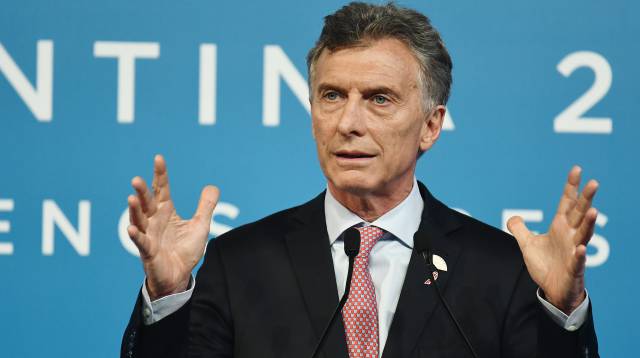 Macri, durante la pasada reunión del G20.