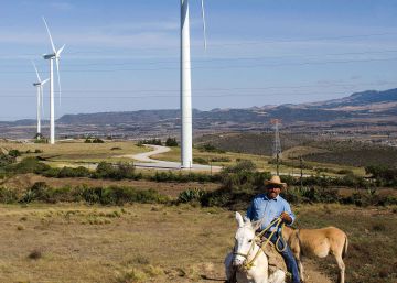 Parque eólico de Iberdrola, en Puebla (México).