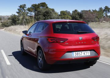 Trasera del Seat León TGI.
