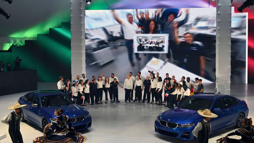 La inauguración de la fábrica de BMW en San Luis PotosÃ, México.