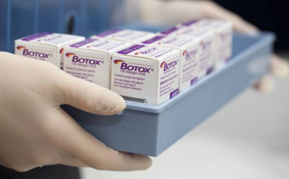 Cajas del tratamiento Botox de Allergan