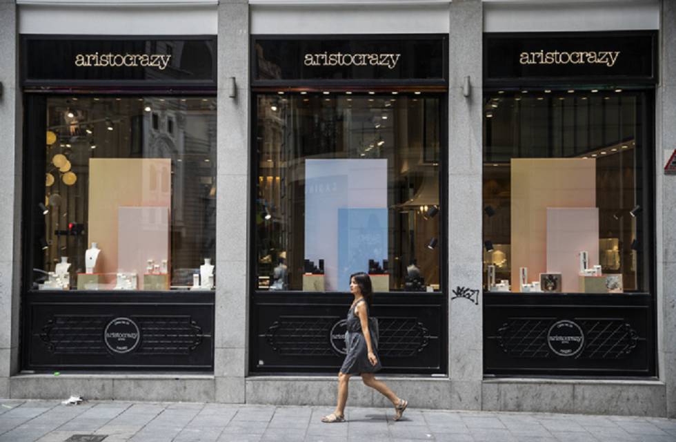 Aristocrazy jewelry store in Gran Vía (Madrid).