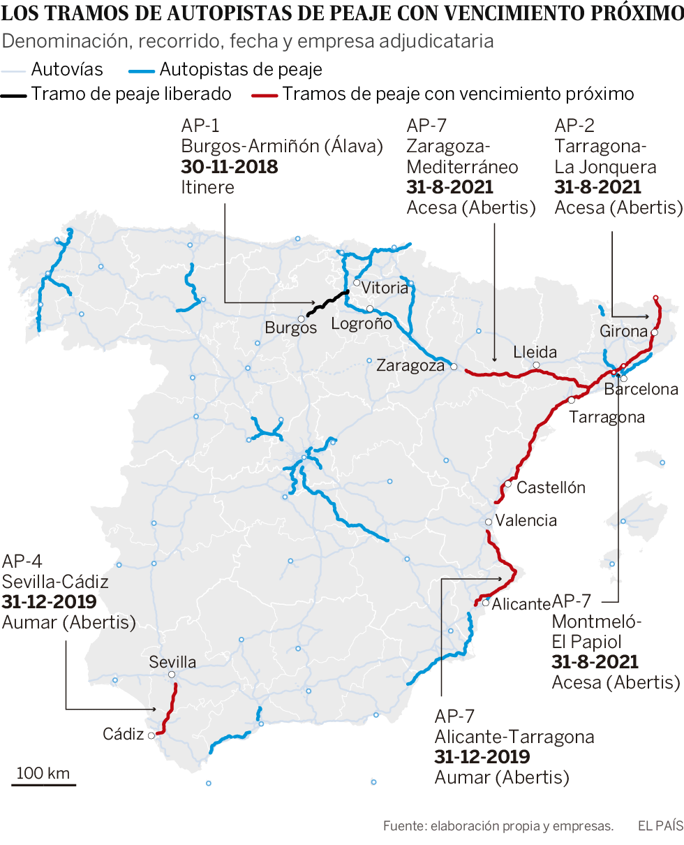 The Government plans to put a “symbolic” payment on the freeways