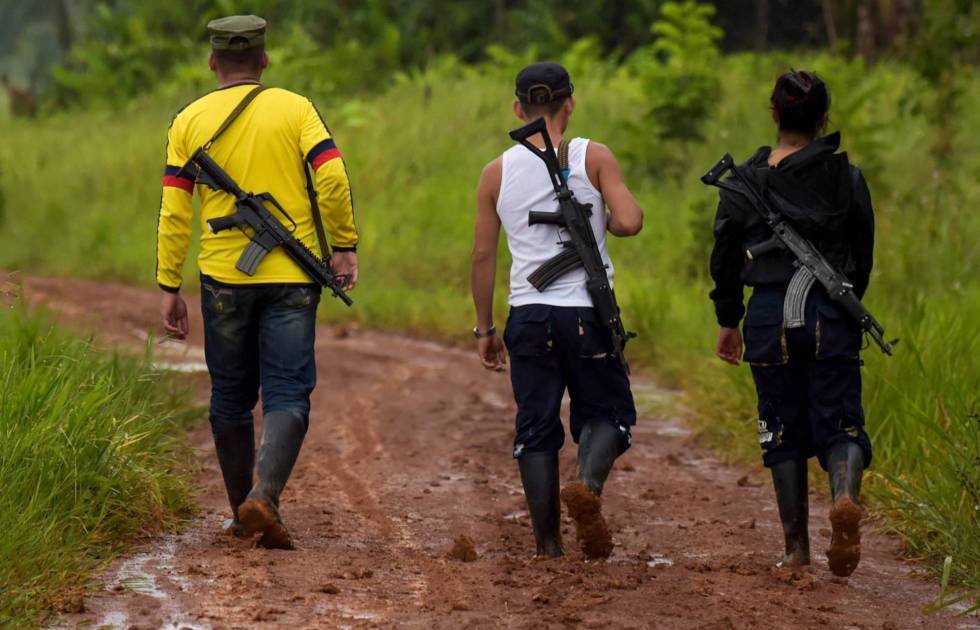 Disidentes de las FARC en el departamento de Guaviare.  RAÚL ARBOLEDA (AFP)