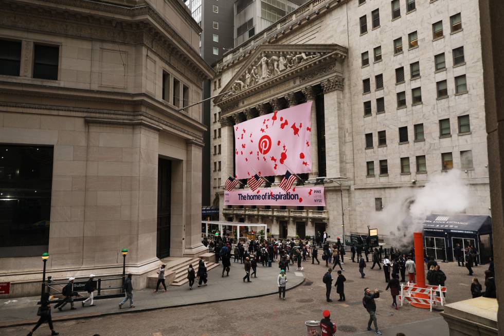La red social de Pinterest debutó en abril en la Bolsa de Nueva York. 