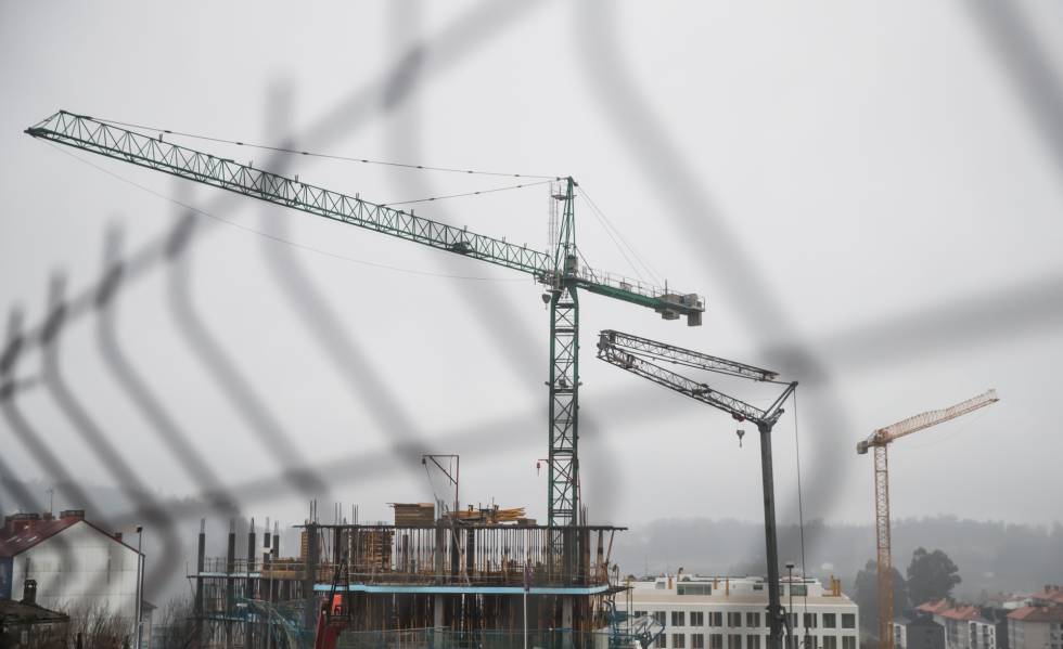 Construcción de viviendas en Santiago de Compostela.