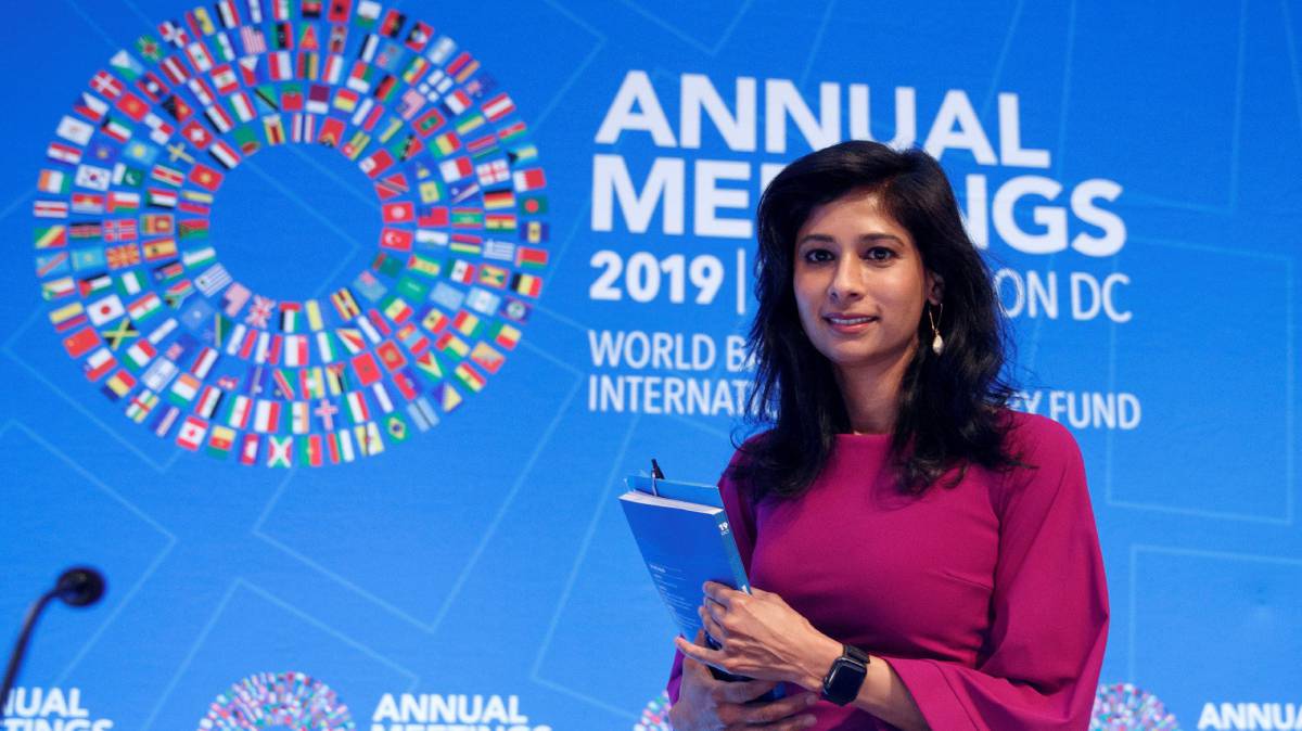 Gita Gupinath, economista jefe del FMI.