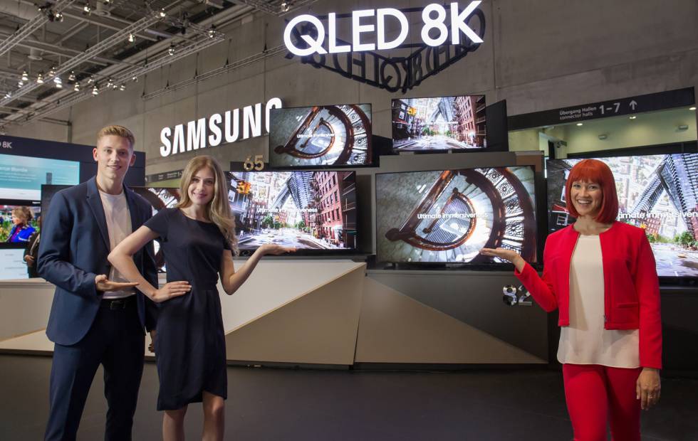 Televisores Samsung QLED 8K de 2019.