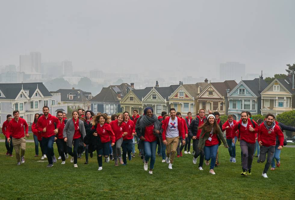 Ganadores del programa Explorer, en San Francisco.