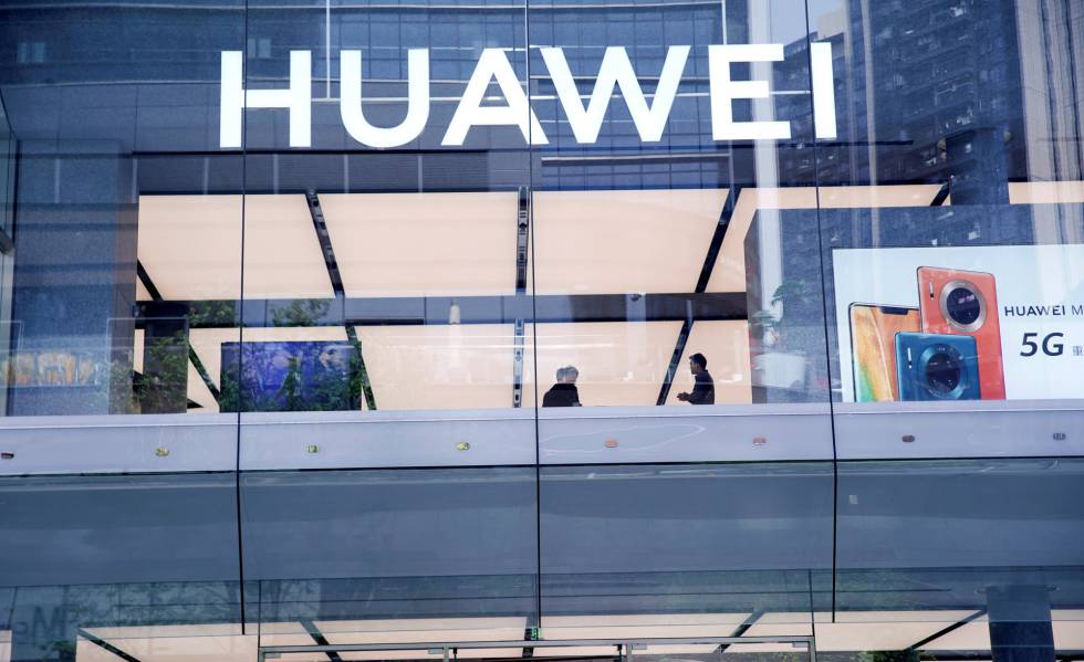 Una tienda de Huawei en Shenzhen (China). 