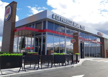 Un restaurante de Burger King.