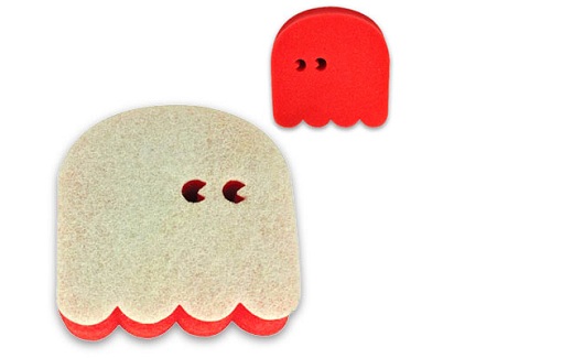 Estropajo fantasma pac-man