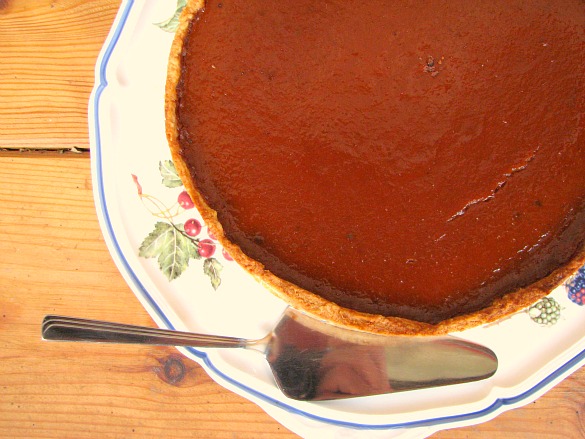 Tarta de calabaza y sirope