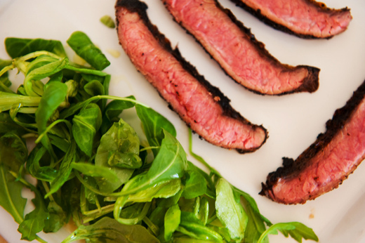 Medallón de ternera al café