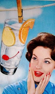 Yummy cocktail retro pic