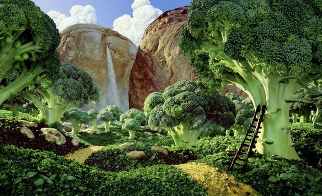 Los paisajes comestibles de Carl Warner