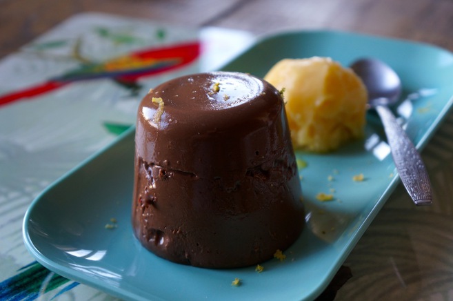 Cuajada de chocolate picante