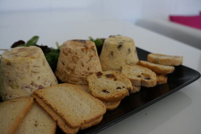 Trío de flanes salados