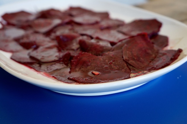 Ensalada de remolacha con nuez y comino